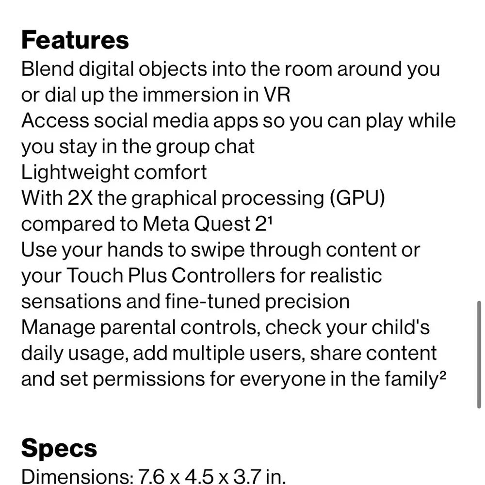 VR Headset with Controllers - White and Black used 1 time!!
